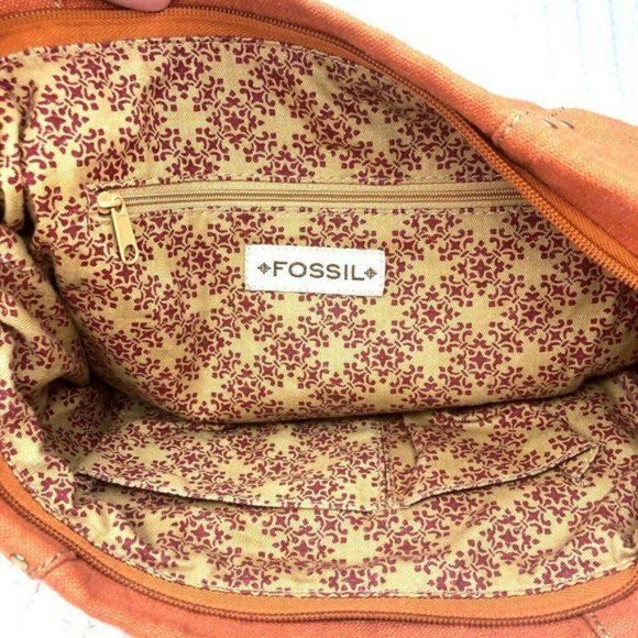 Fossil Orange Shoulder Bag - Picture 4 of 9